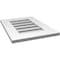 Ekena Millwork Vertical Surface Mount PVC Gable Vent: Functional, w/ 3-1/2"W x 1"P Standard Frame, 16"W x 22"H GVPVE16X2201SF - alternate 2